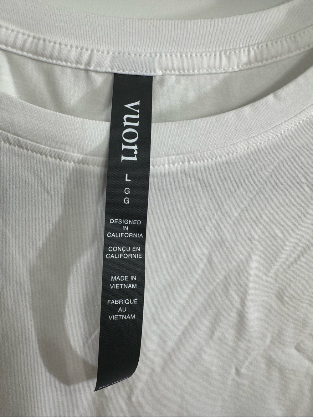 Vuori long sleeve feather tee white size Large NWT $64 - Picture 4 of 11